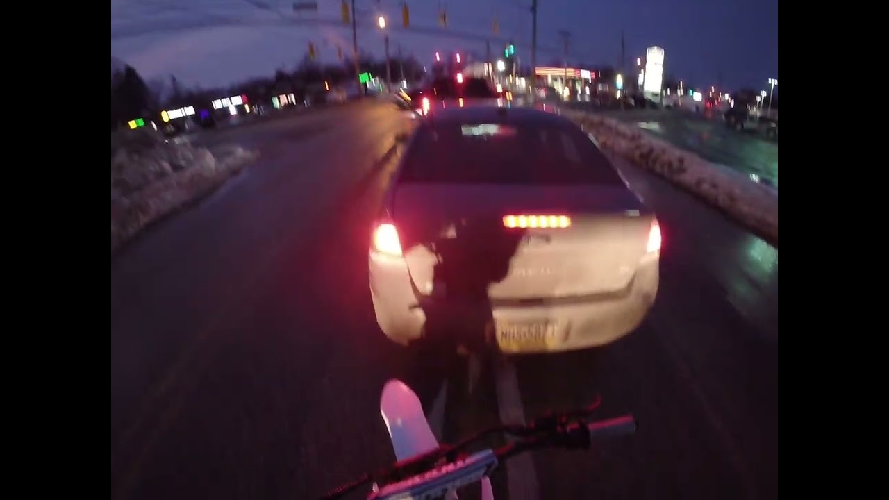 Taking my friends bike to his house (raw unedited footage)