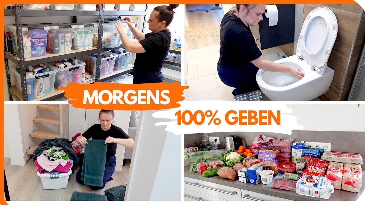 Meine produktive Morgenroutine – Aufräumen, Einkaufen & Kochen 🌿🛒🍳