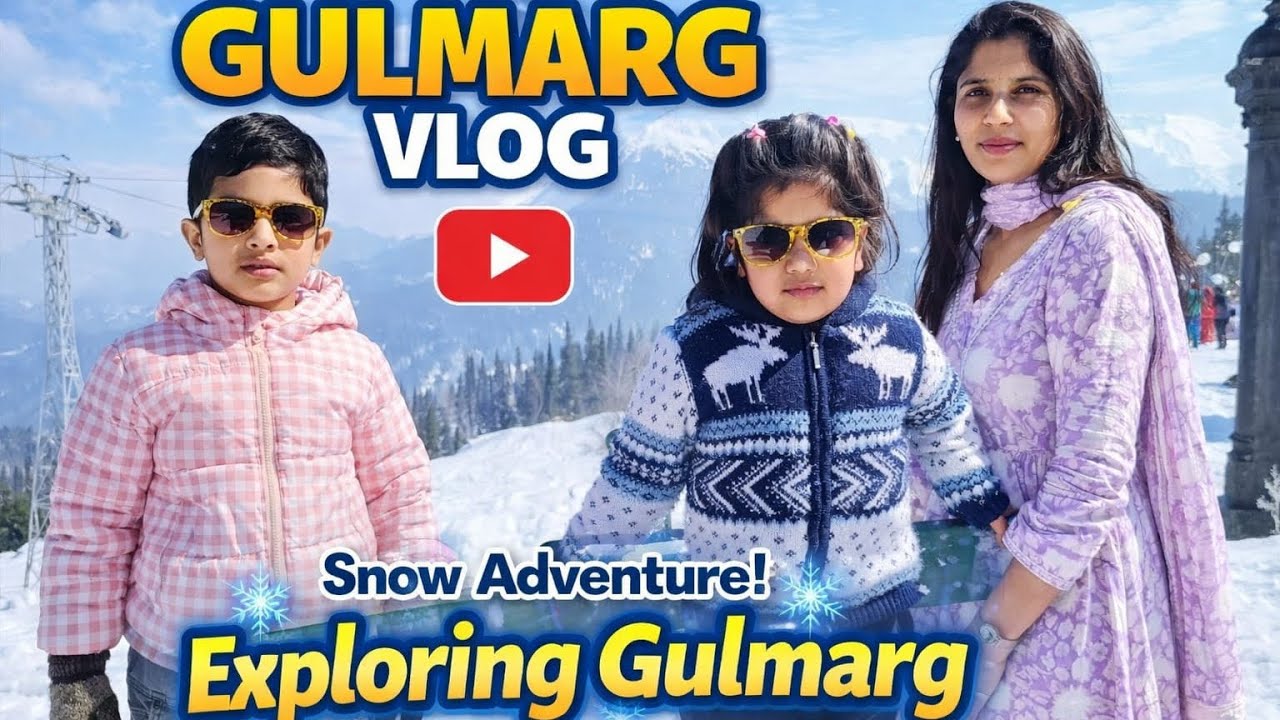 My First Vlog Ever 😍 | Travel & Fun, Welcome to My First Vlog ll मेरा पहला ब्लॉग ।। #gulmargkashmir 