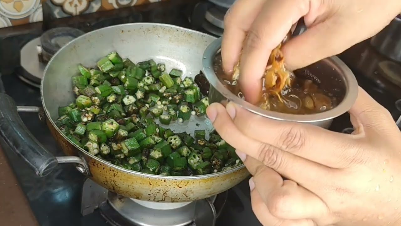 ಬೆಂಡೆಕಾಯಿ ಗೊಜ್ಜು/Bhindi gojju@samhithasaviruchi #samhitha #gojju #okra #bhindi #bendekayi 