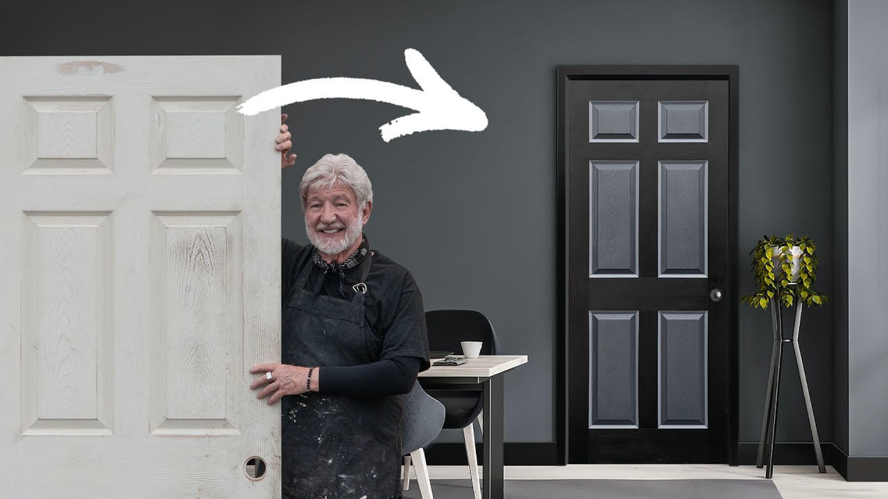 Glamorous Door Painting – Bold Makeover Idea