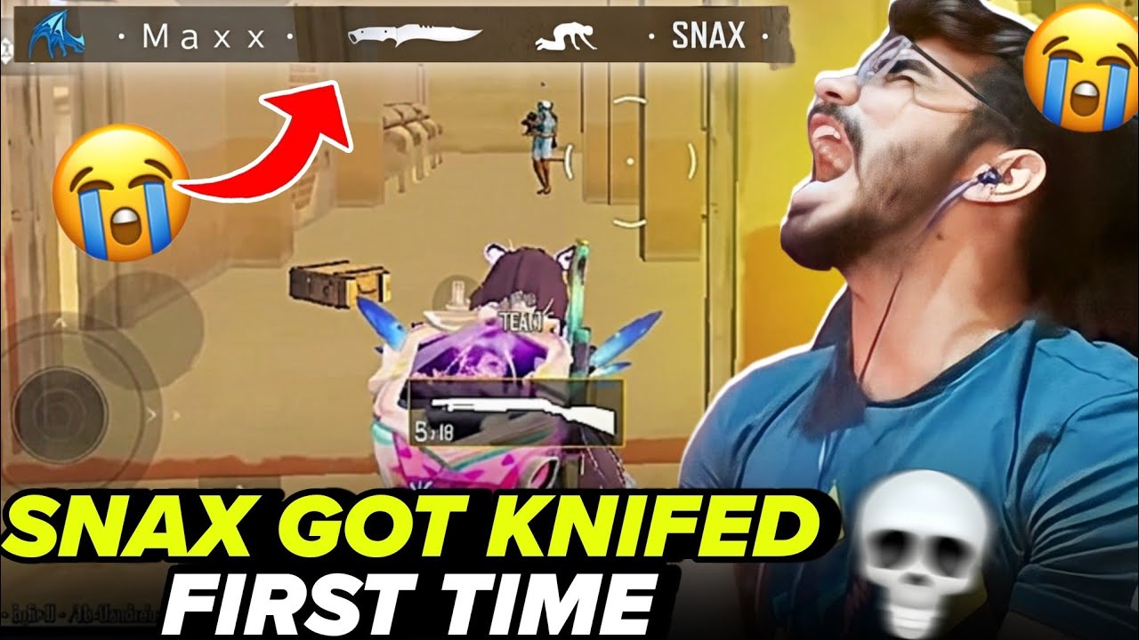 Snax Got KNIFED First Time💀 Aise Teammates Ho To Dushmano Ki Zaroorat Nhi😭