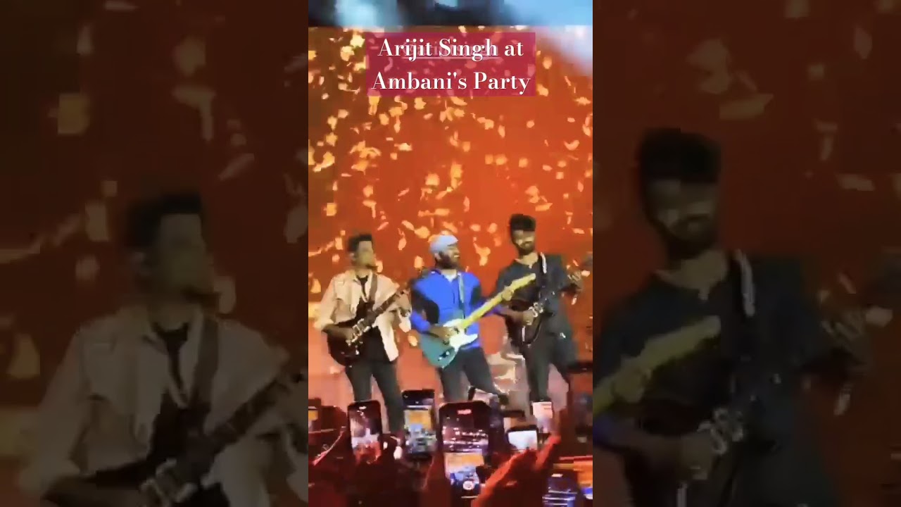 Arijit Singh At Ambani's 🥳 party@ARIJITIAN FANS &nbsp;  #arijitsingh#shorts