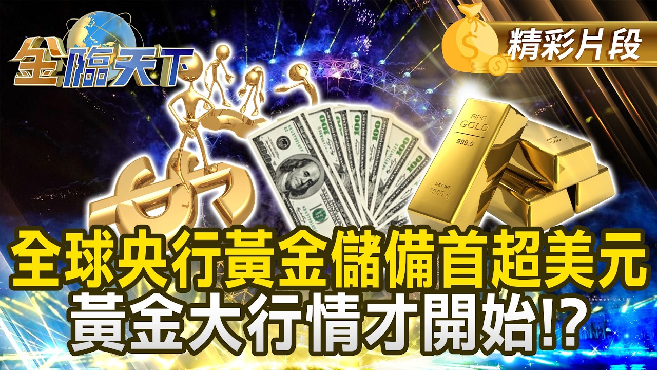 全球央行黃金儲備首超美元 黃金大行情才開始！？#金臨天下 @TVBSFinanceLive 20260413
