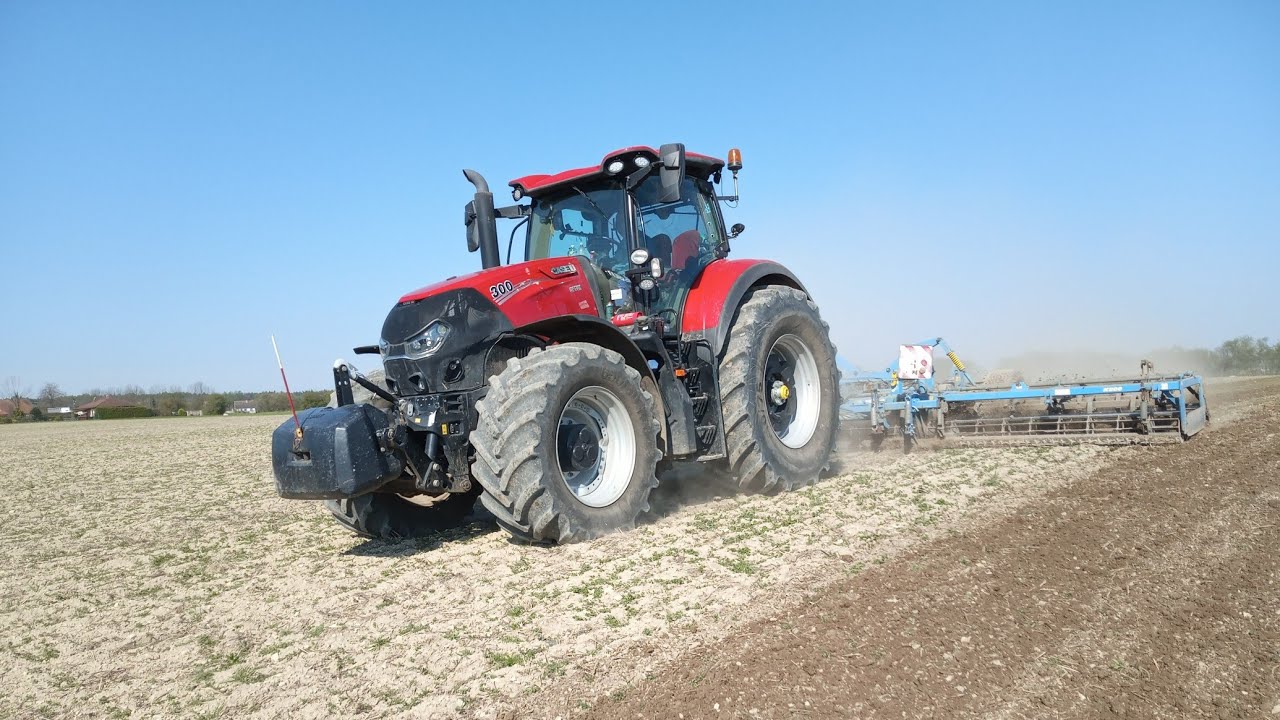 Př&iacute;prava Na Set&iacute; 2023 | CASE IH OPTUM 300 CVX & Farmet Kompaktomat K 800