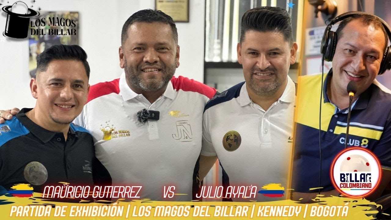 Los Magos del Billar | Mauricio Gutiérrez Vs Julio Ayala
