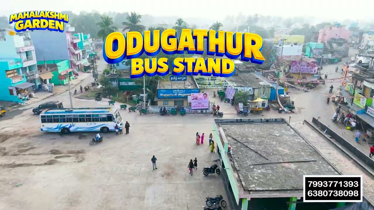 Invest in the right place Odagathur on road property dtcp & rera approved plots
