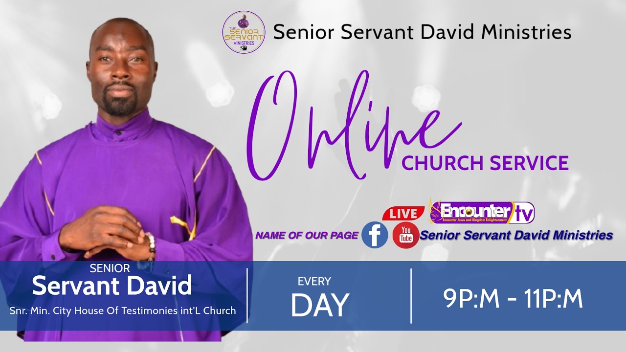 LIVE PLATFORM OF ENCOUNTER With Senior Servant David