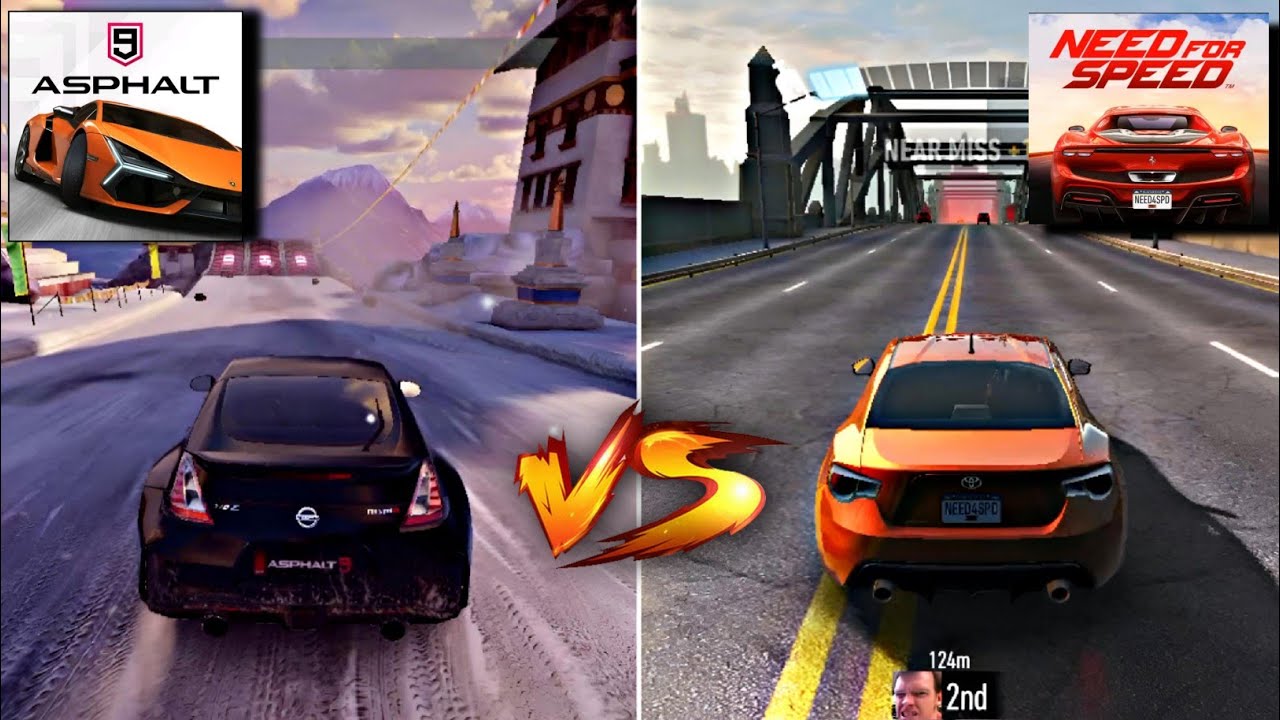 Asphalt 9: Legends vs NFS No Limits Comparison (2024) Which one is a Best🤔
