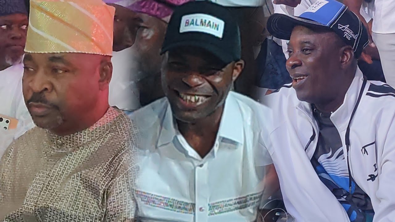 I'M THE LEADER OF TEAM LAGOS, MOMENT MC OLUOMO BOYS AND MUSTAFA SEGO BOYS STORMED WASIU AYINDE STAGE
