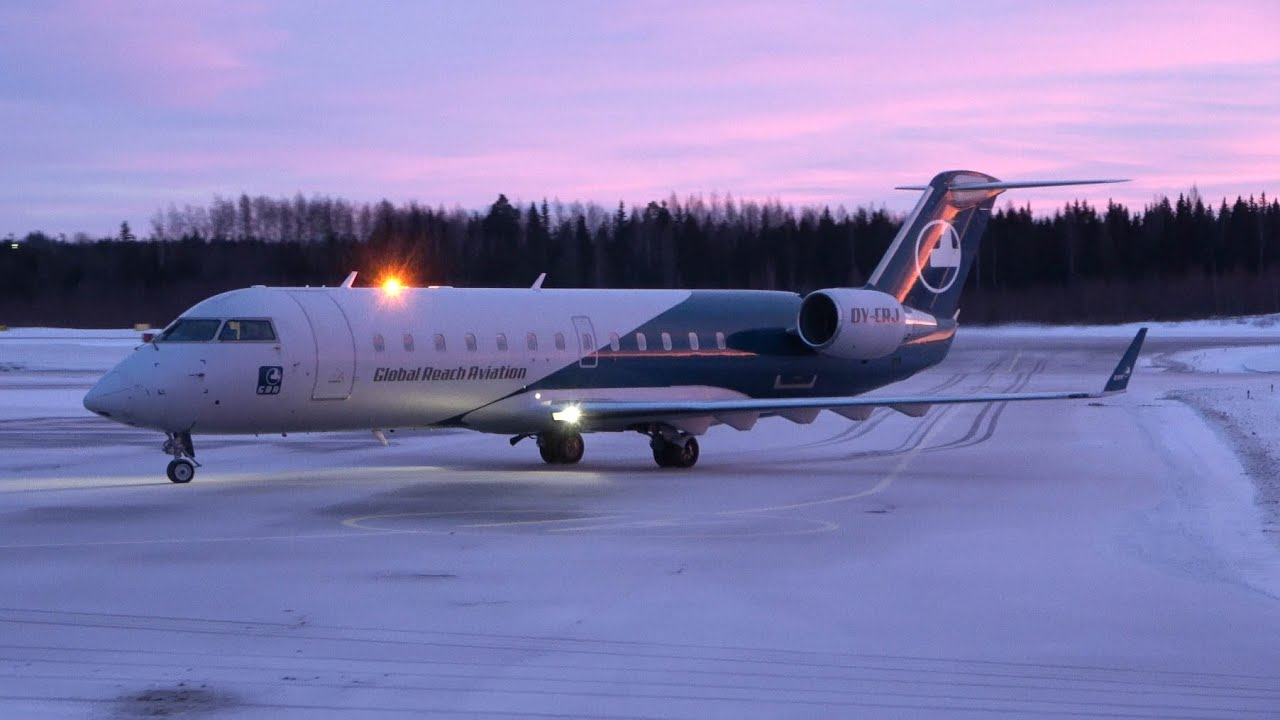 Global Reach Aviation Bombardier CRJ-200LR OY-CRJ at Tampere-Pirkkala