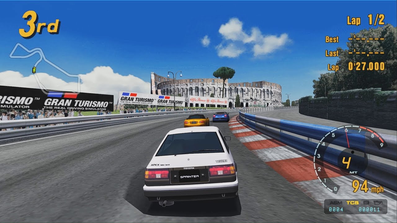 Gran Turismo 3 - Toyota SPRINTER TRUENO GT-APEX (AE86 Type I,J) | PS2 Gameplay HD