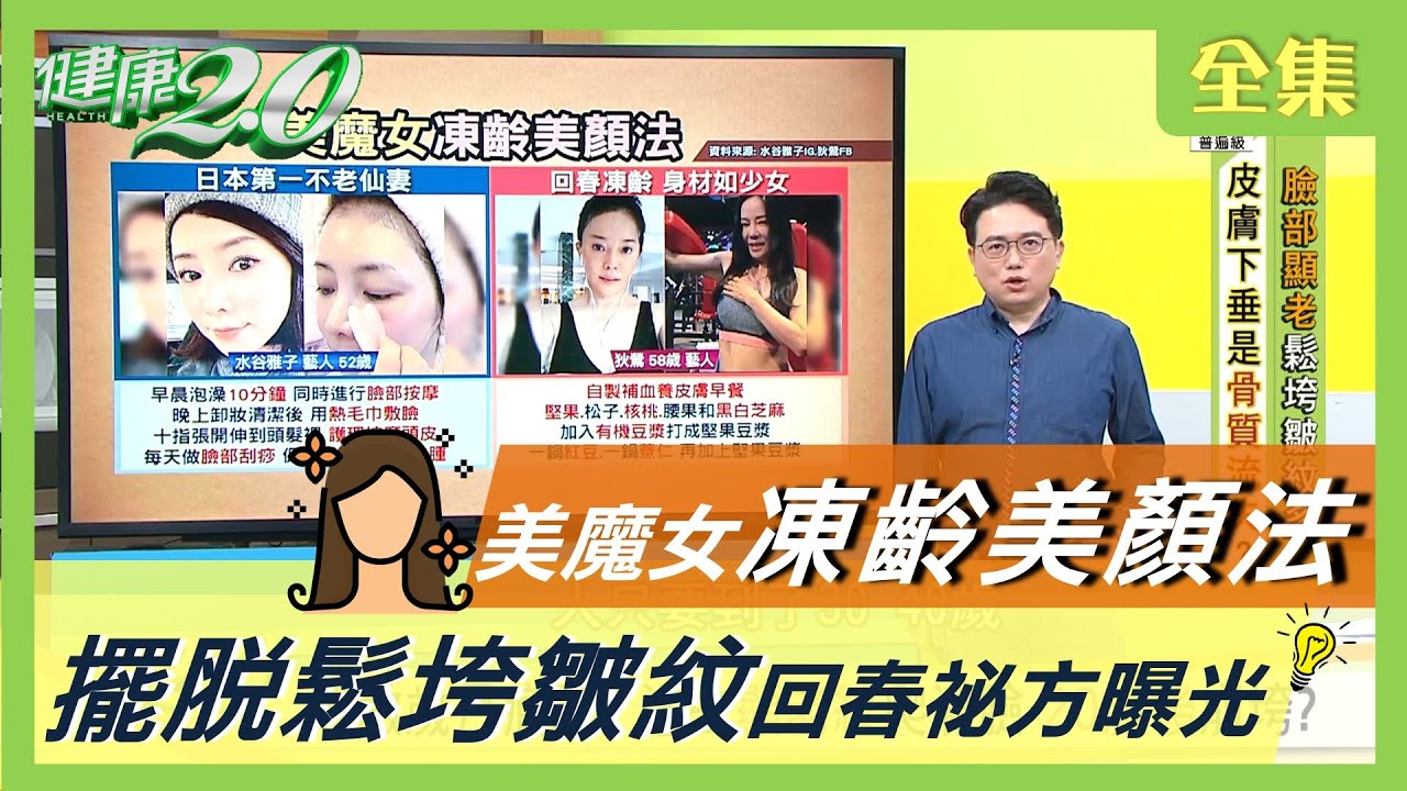 美魔女 凍齡美顏法 擺脫 鬆垮 皺紋 回春祕方 曝光 健康2.0 20201103 (完整版)