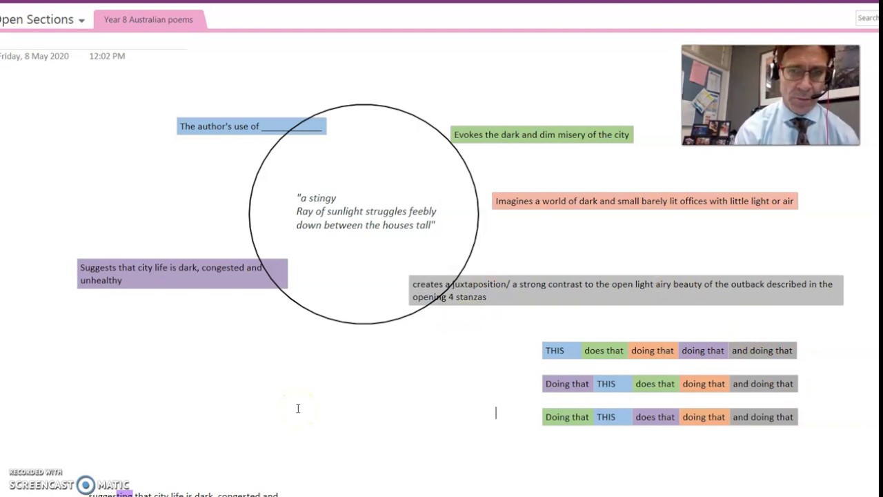 Seldon Method: Teaching Writing HSC English @ Balgowlah Boys P3 Bubble Theory