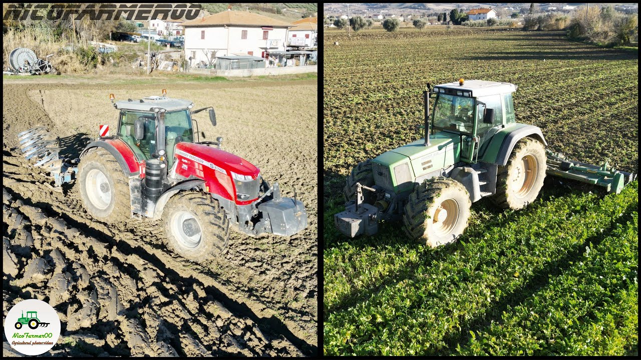 FENDT FAVORIT 824 TURBOSHIFT - VALENTINI MAXI SQUALO 5200 | MASSEY FERGUSON 8740S - LEMKEN VARI OPAL