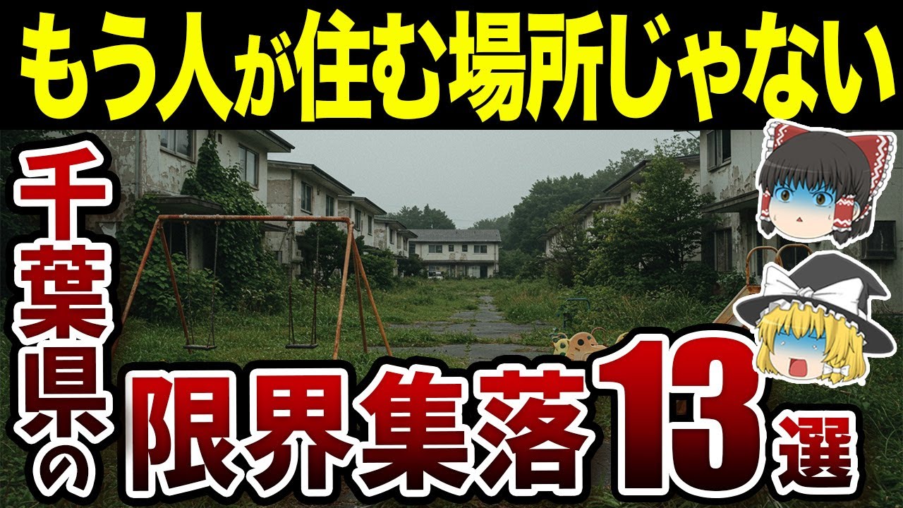 【日本の地理】もう人は住めません！千葉県の限界集落13選！【ゆっくり解説】