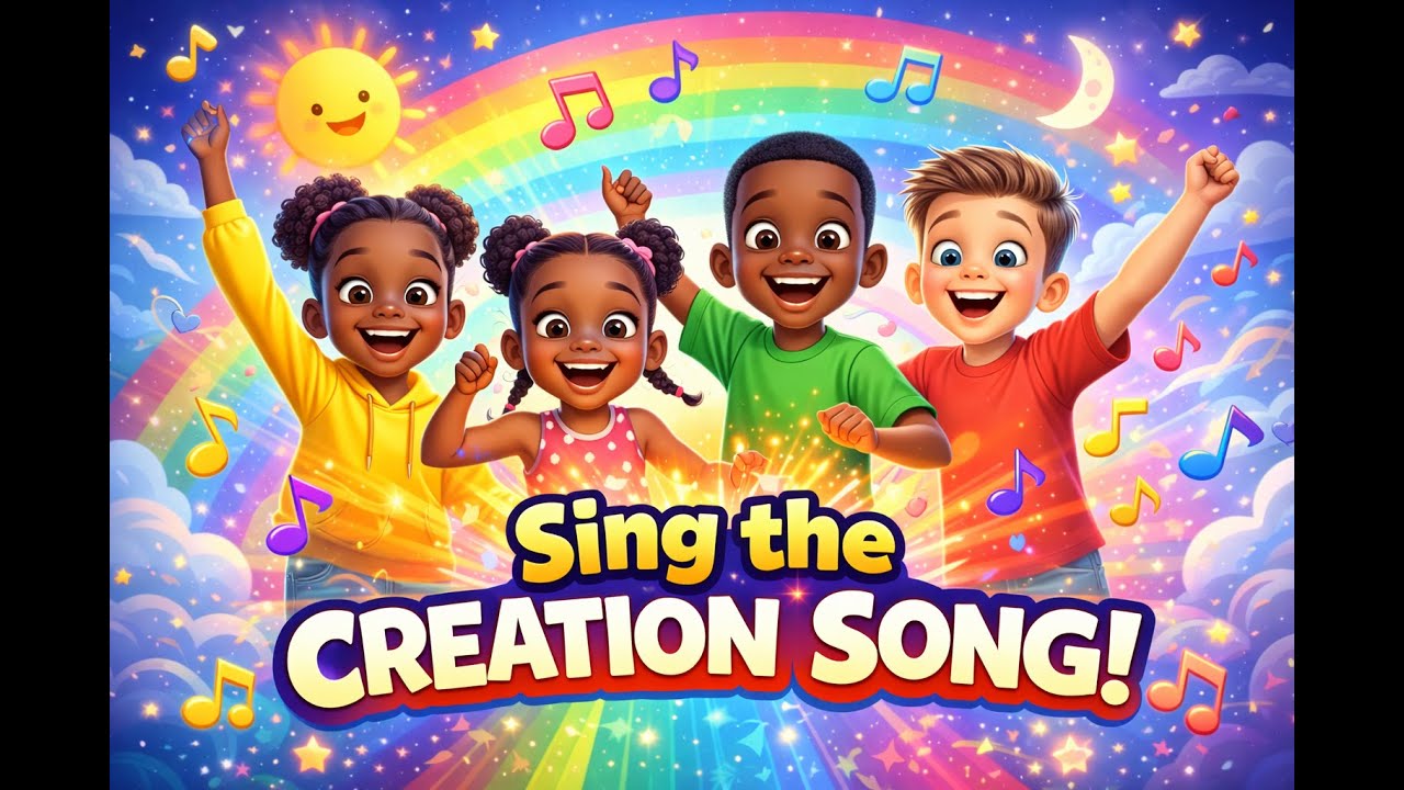Wanda Kids TV | Creation Song for Kids | God Made Everything | Afrobeats Kids Worship