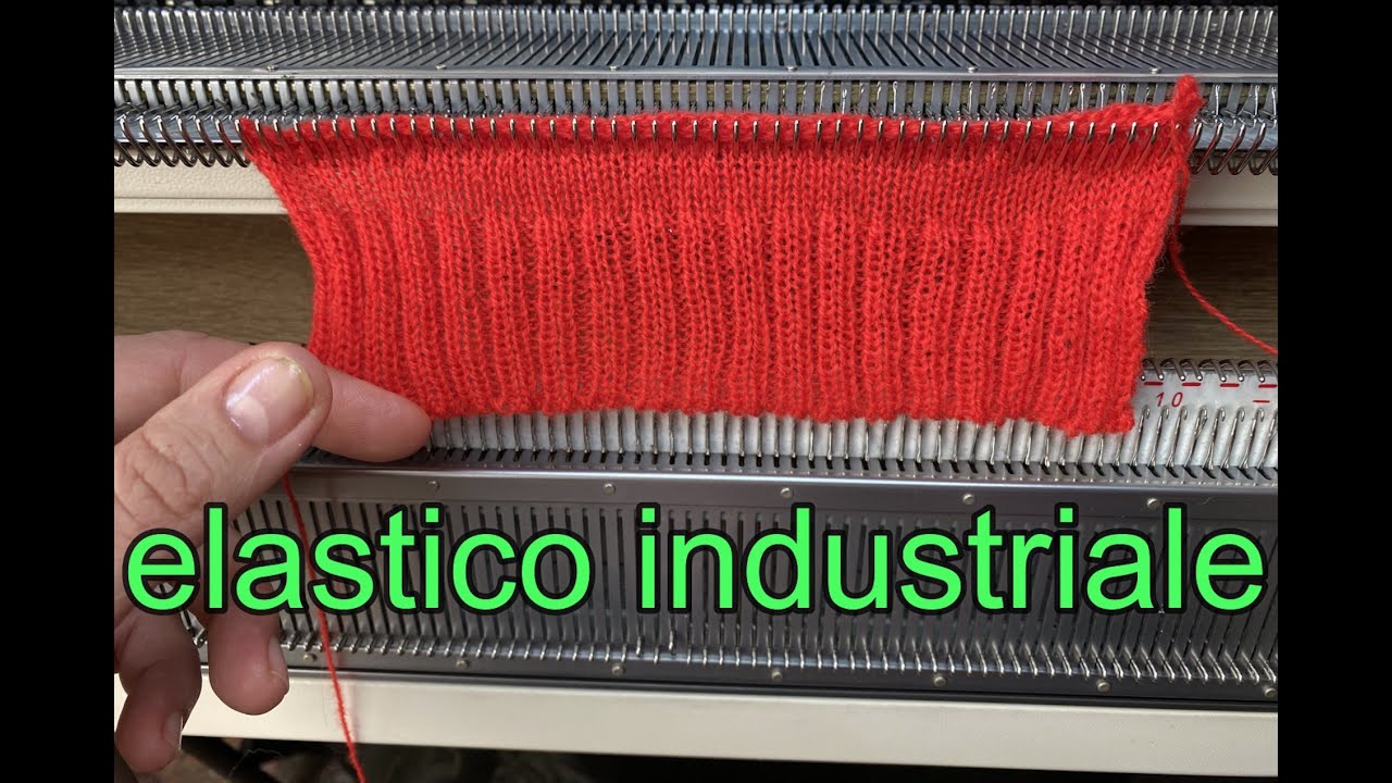 MACCHINA PER MAGLIERIA 2X1 elastico industriale