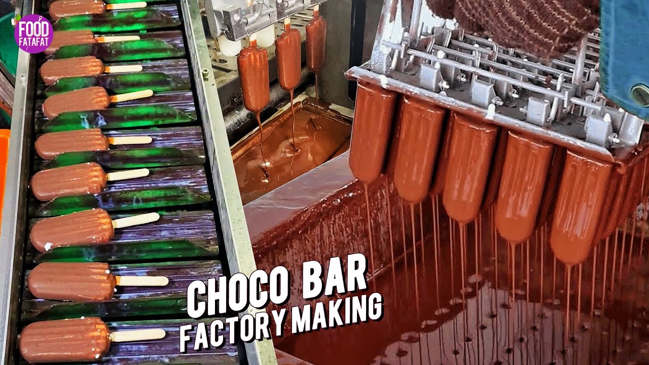 Ice Cream Factory Me Choco Bar Aise Banti Hai🤩🤩Mega Food Factory Bharti Milkfood | Street Food