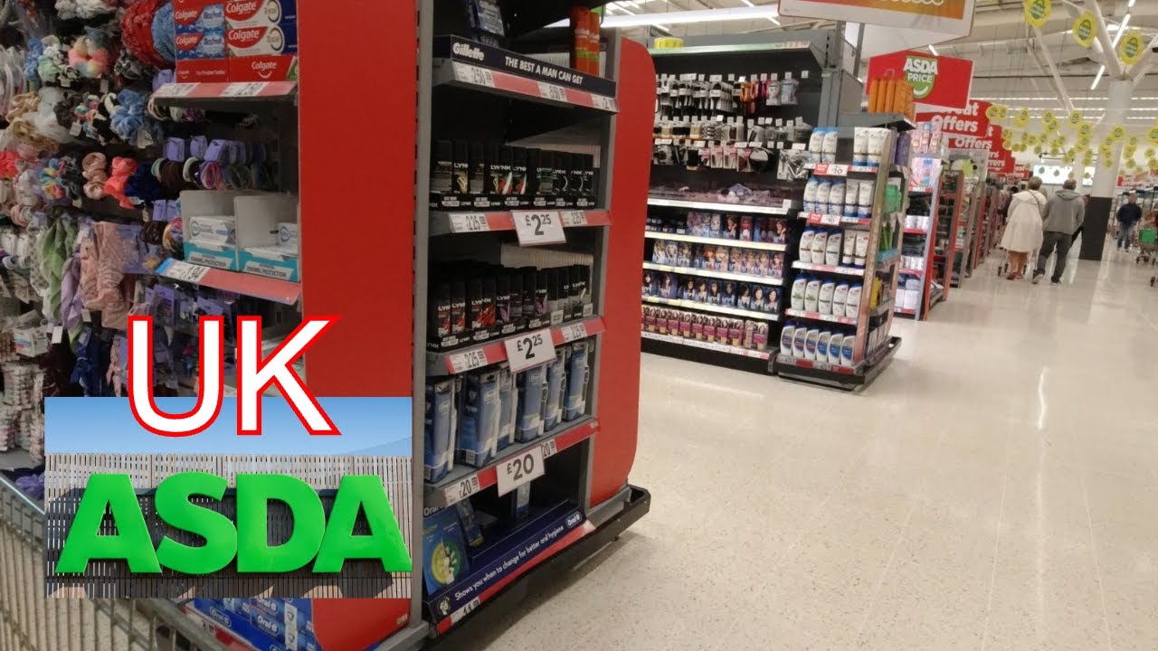 British Supermarket ASDA Shopping Experience UK