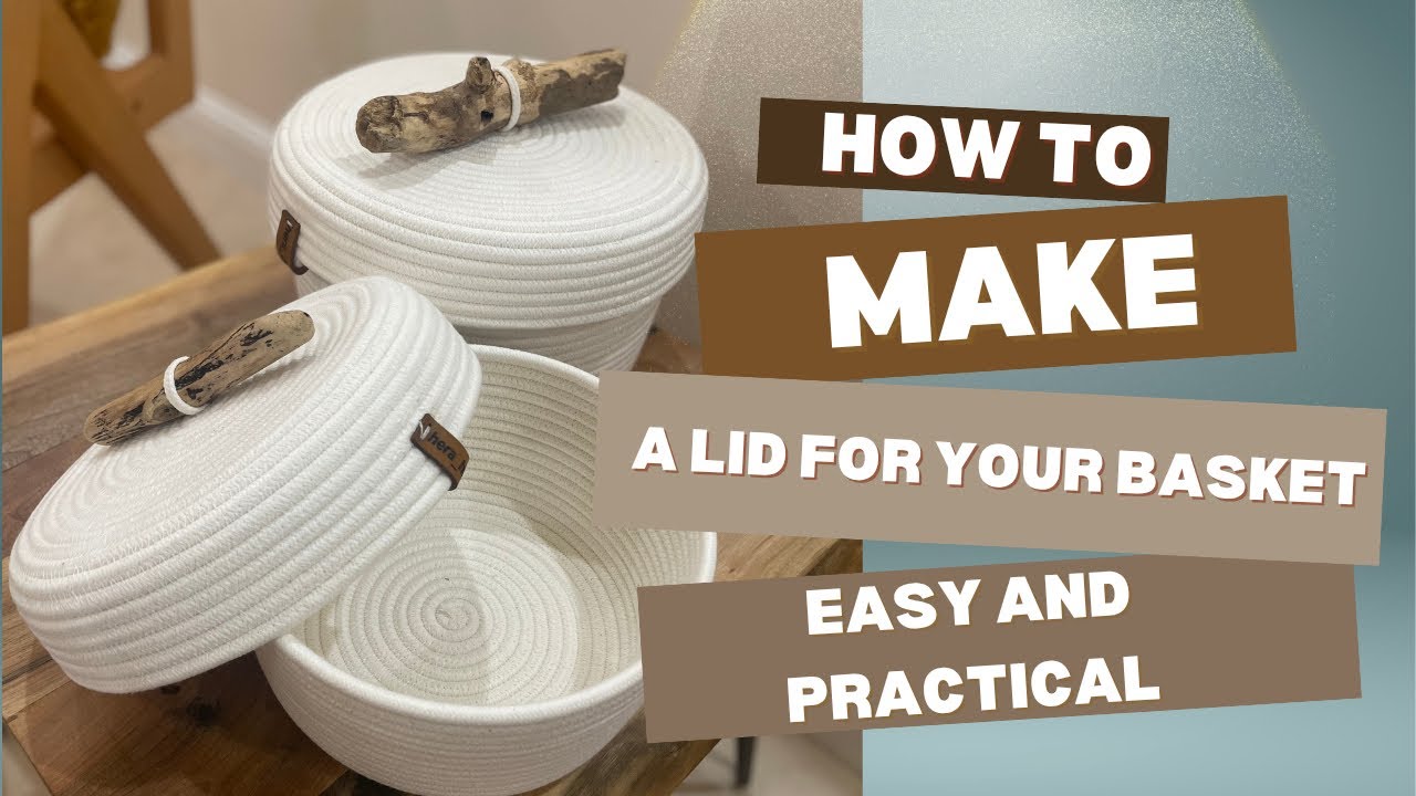 آموزش دوخت در سبد /How to sew a basket lid