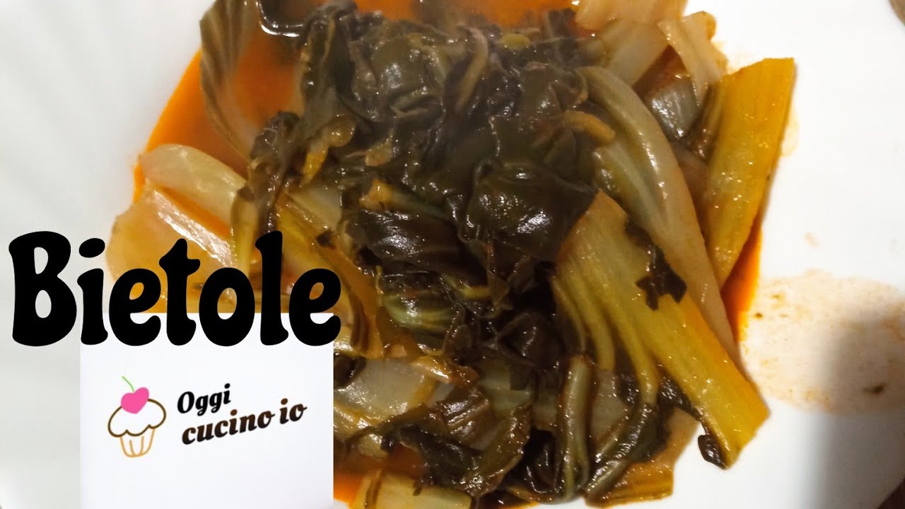 Bietole al pomodoro . Ricetta semplice e veloce!