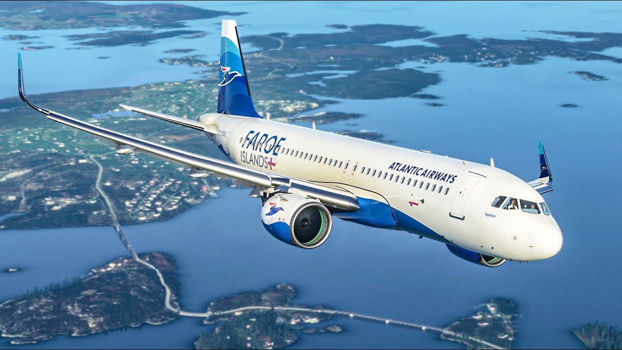 ULTRA REALISTIC Atlantic Airways flight from Faroer Islands 4K | Microsoft Flight Simulator 2020 ✈️