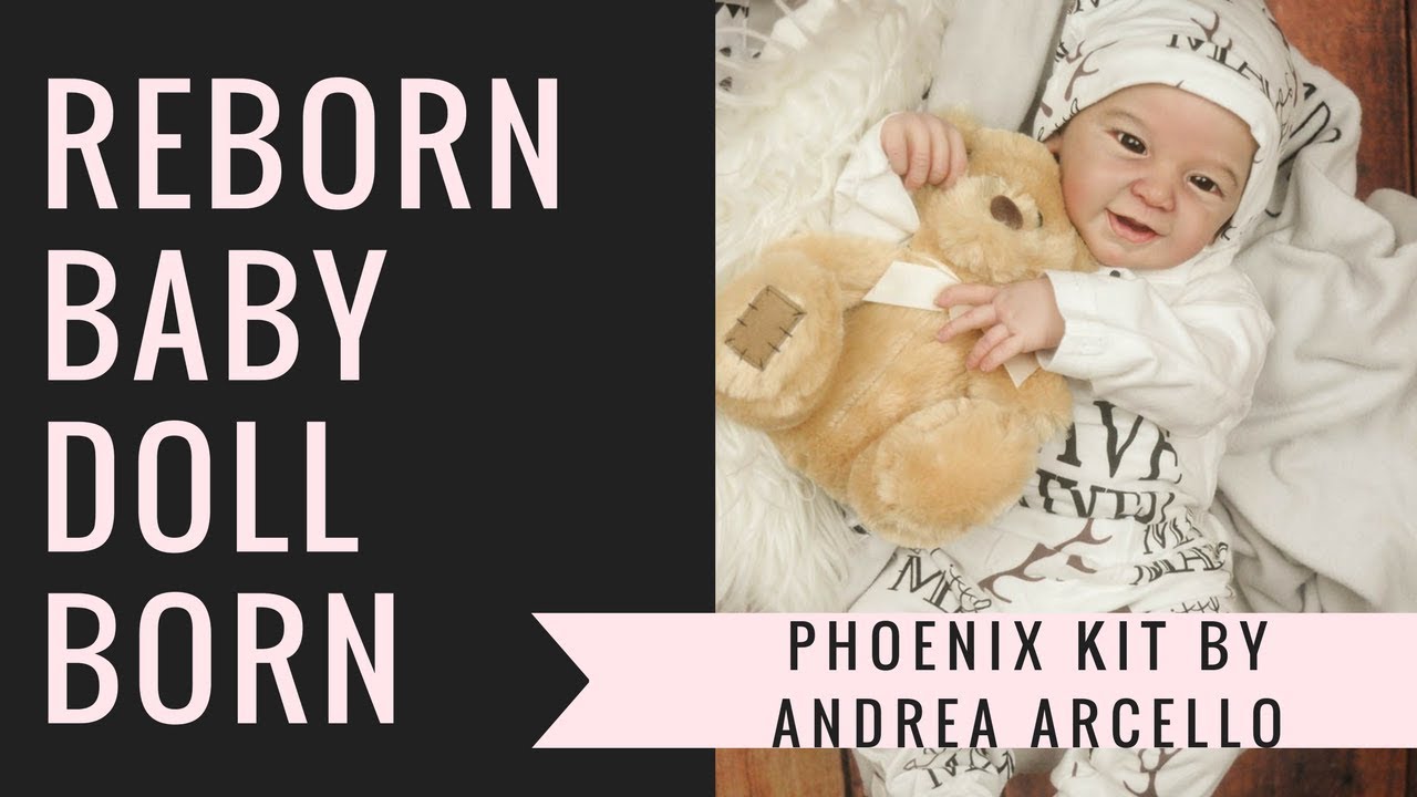 Smiling Phoenix reborn baby sculpted by Andrea Arcello is completed  PRE BOX PACKING VIDEO