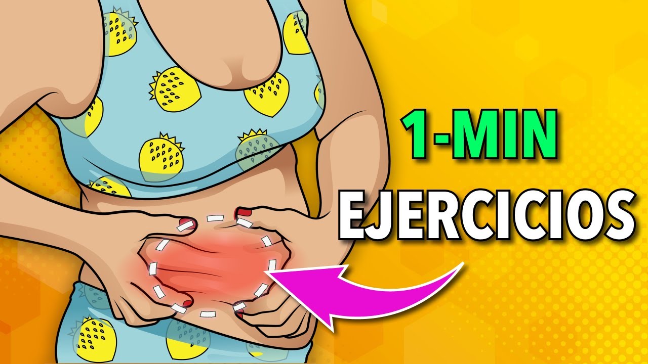 Ejercicios De 1 Minuto - Reducir La Grasa Lateral Del Abdomen - Cuerpo Reloj De Arena En Casa
