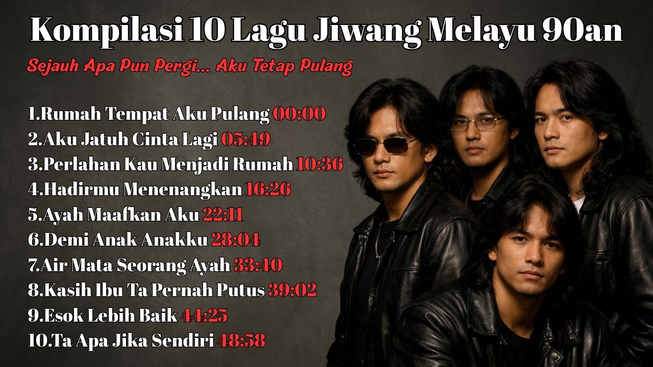 TOP 10 LAGU JIWANG MELAYU 90AN TERPOPULER | Lagu Kenangan Keluarga & Cinta Paling Menyentuh