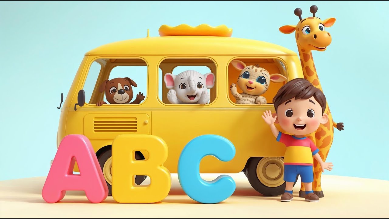 Learn ABCs for Kids | Fun 3D Alphabet Song with Animals & Objects