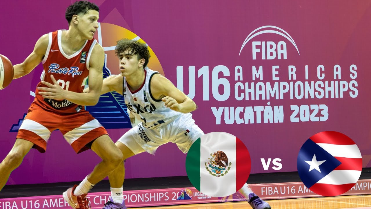 FIBA U16 Americas Championship 2023 | PUERTO RICO vs MEXICO | Game Highlights | FELIPE QUINONES 2008