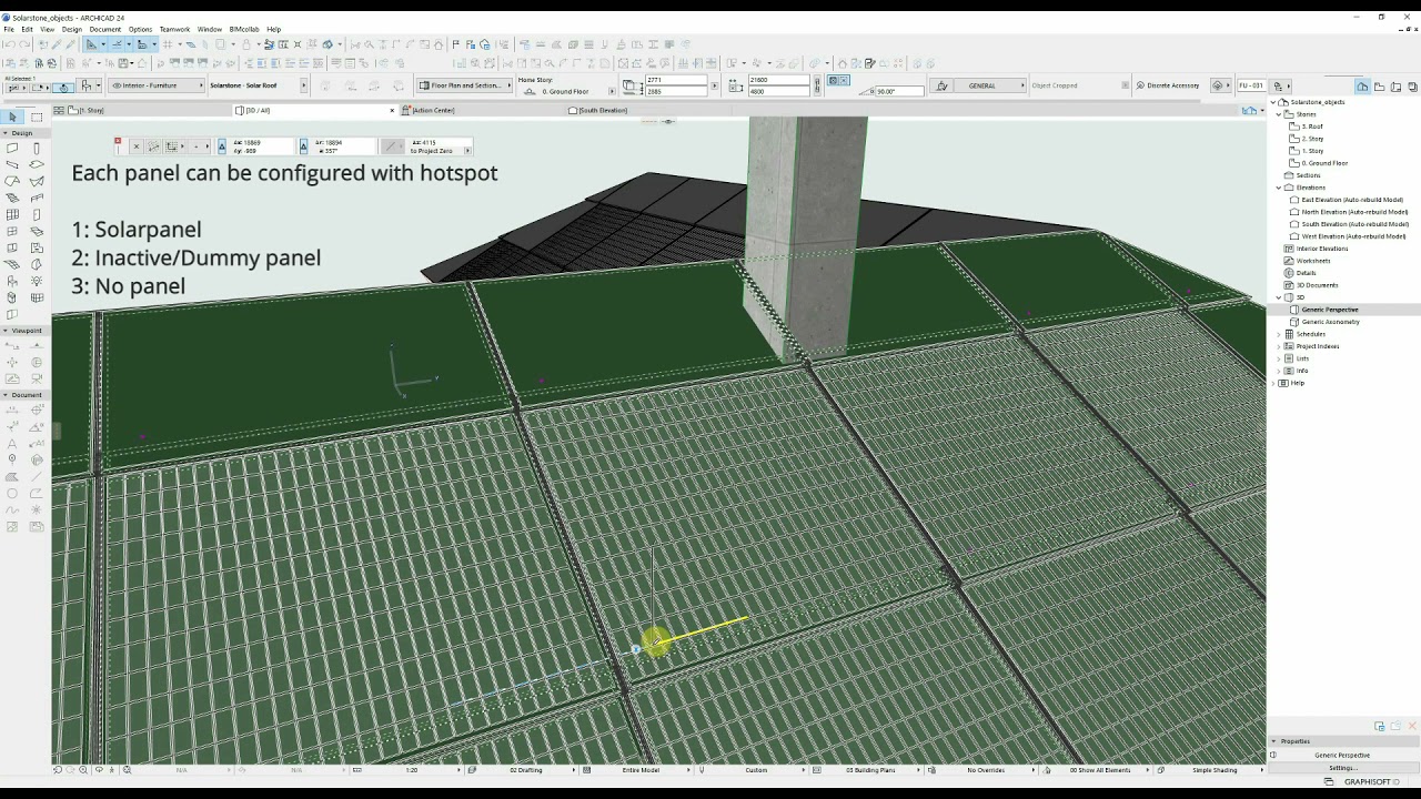 Solar Roof for Archicad - Solarstone