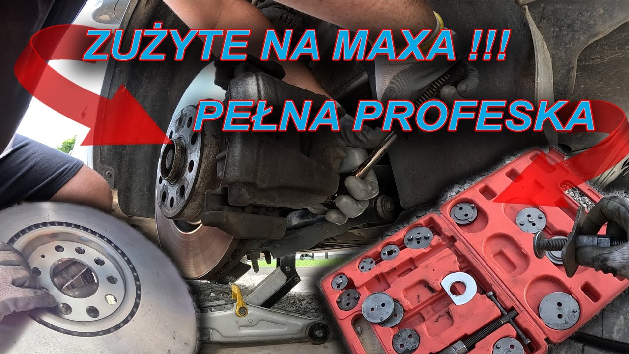 Wymiana tarcz i klocków w VW Tiguan 5N2 - szybka naprawa (#023) #diy #mechanika #tiguan