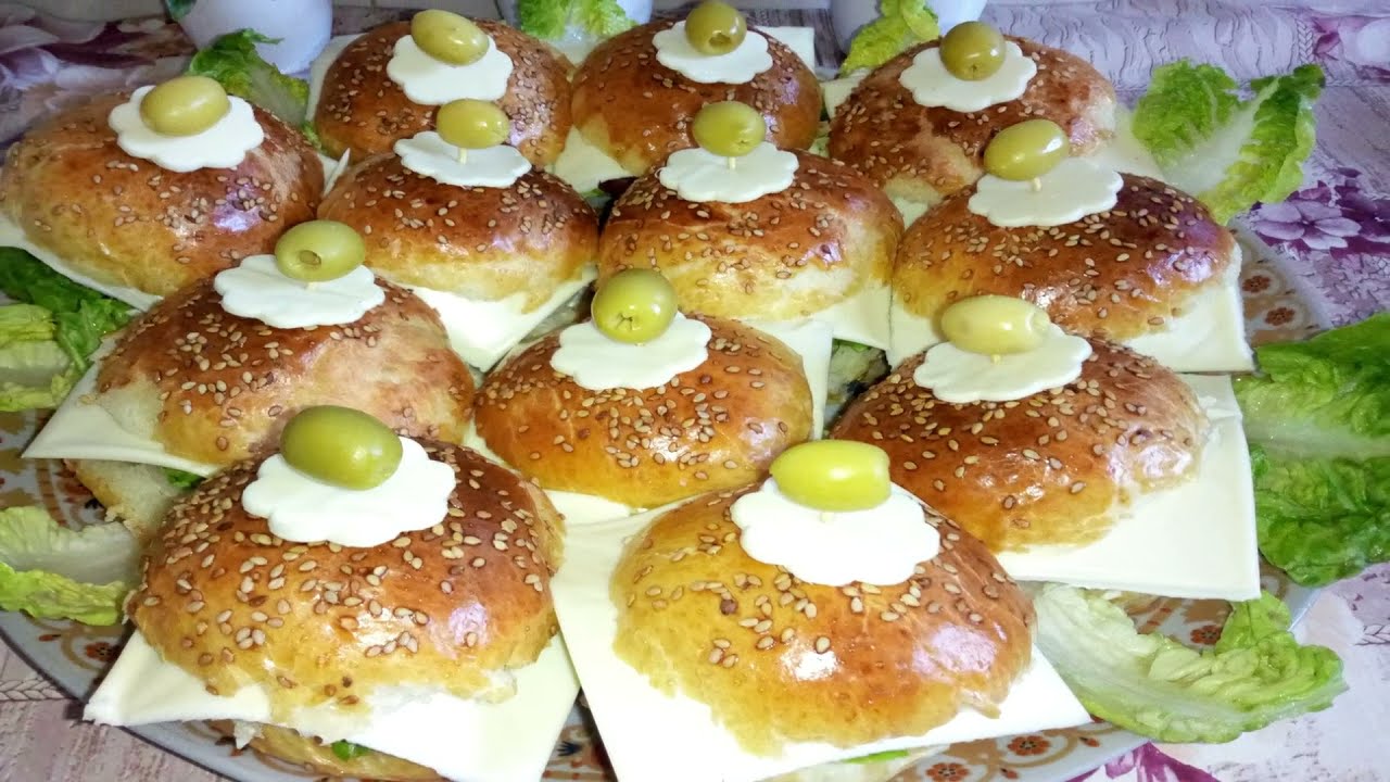 اروع المملحات :هامبورغر منزلي شكل هائل وقمة في المذاق👌
