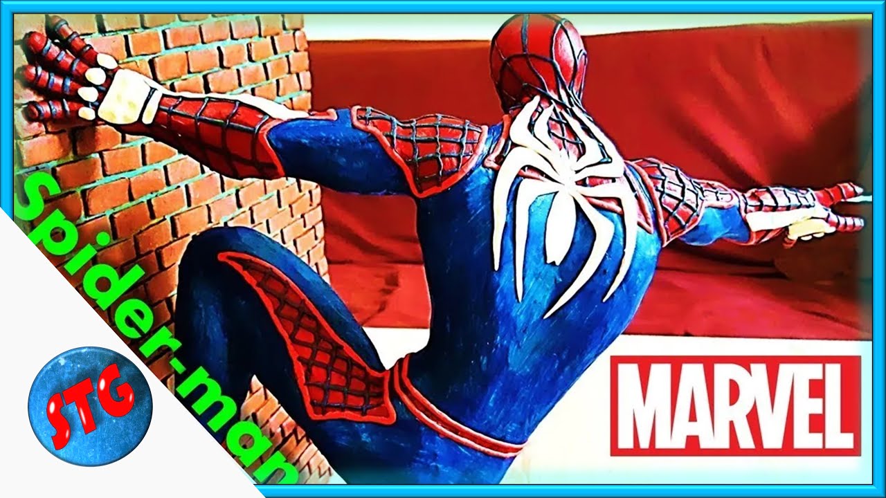 Sculpting Spider-Man from PS4 Spider-Man Game/Clay model