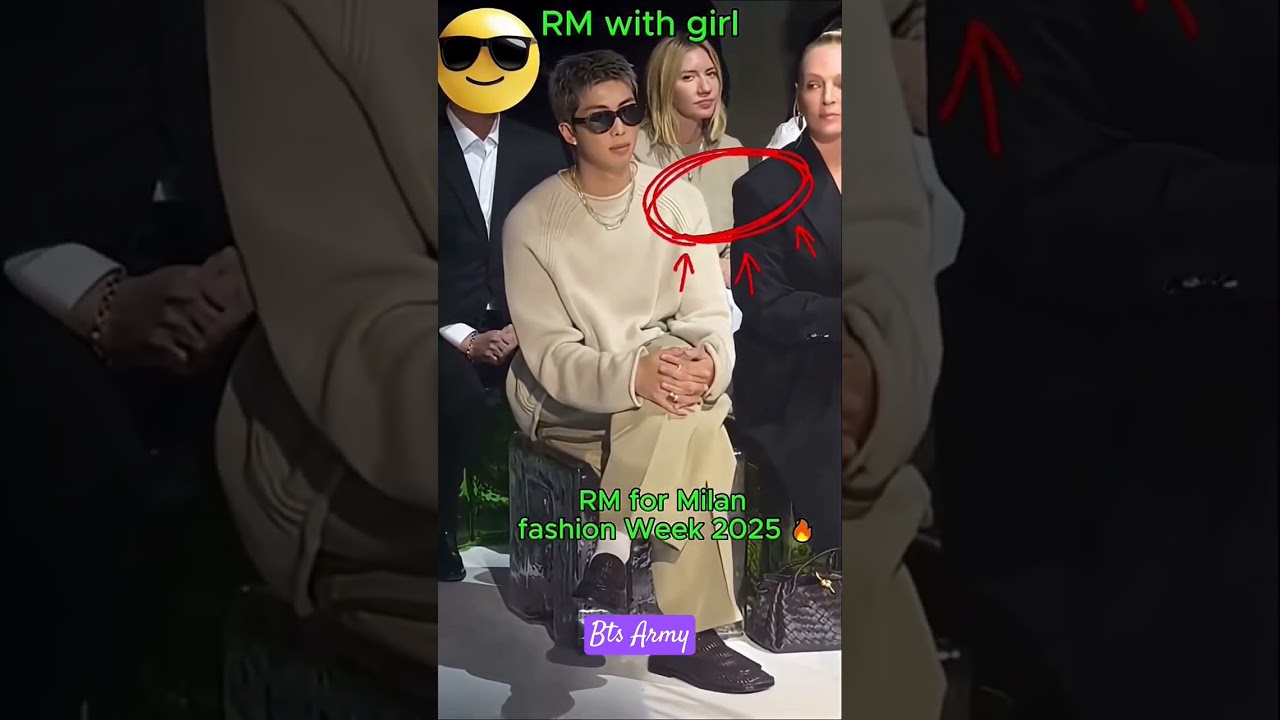 Girl sitting behind RM