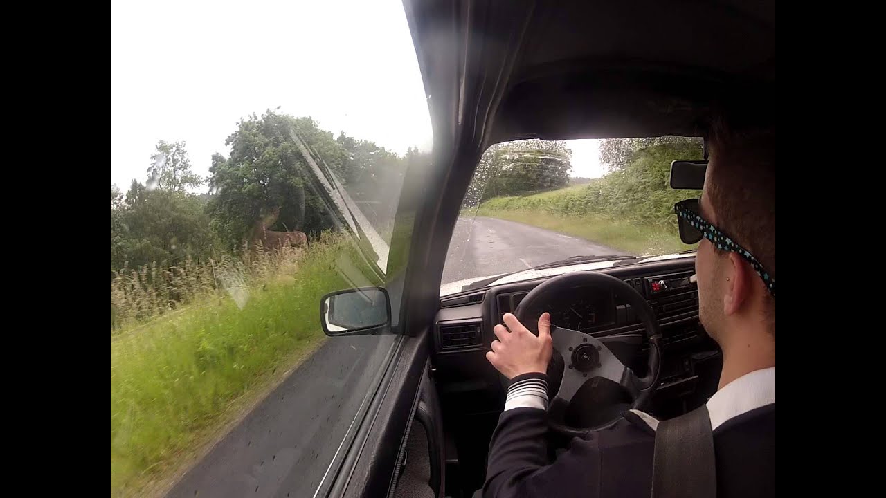 golf 2 gti 8s a la limite de crash