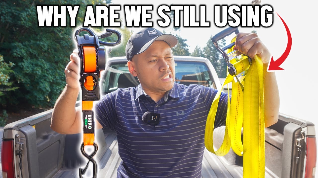 STOP Using Old Style Ratchet Straps To Tie Down Stuff On Your TRUCK or CAR!