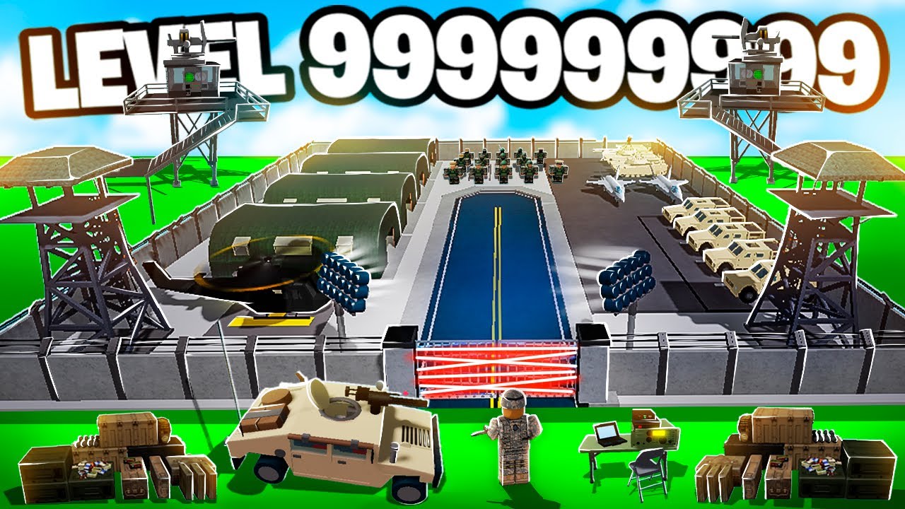 I BUILT A LEVEL 999,999,999 ROBLOX MILITARY TYCOON