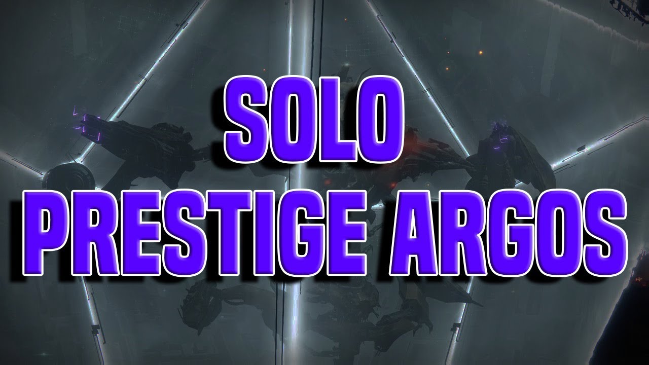 Solo Prestige Argos - Raid Lair Final Boss | Destiny 2