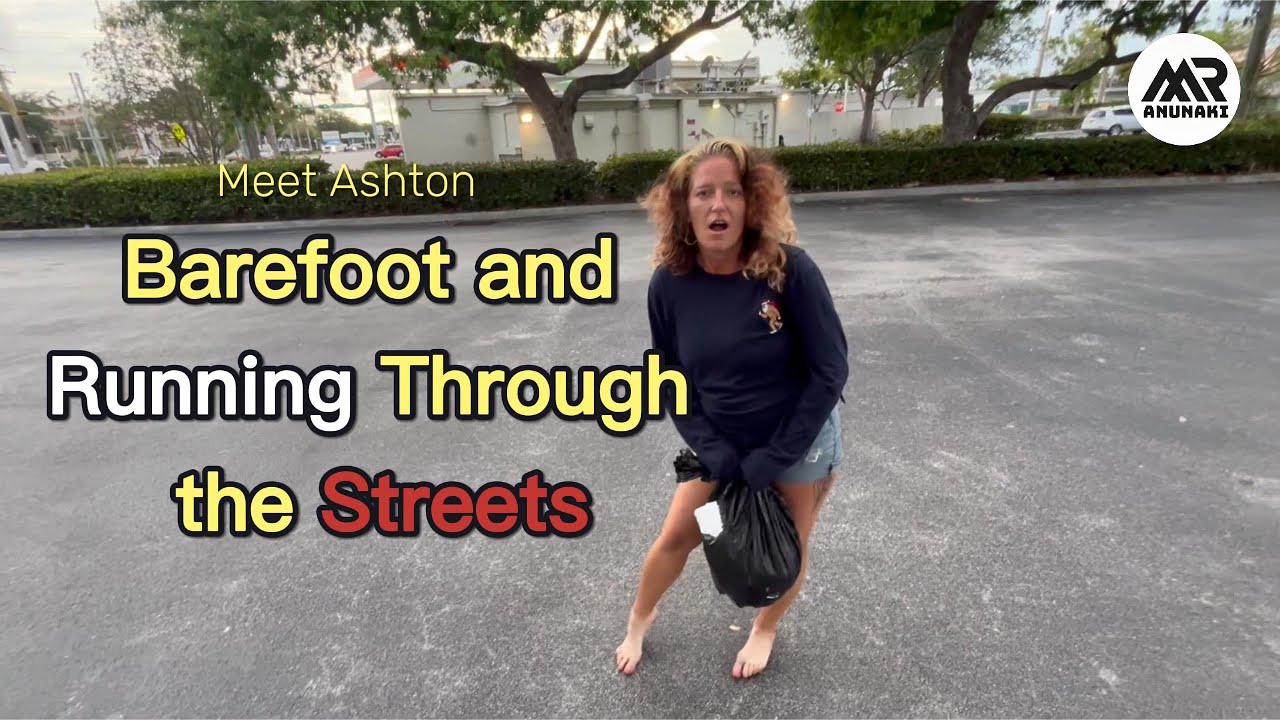 👣 HOMELESS BAREFOOT LADY🦶