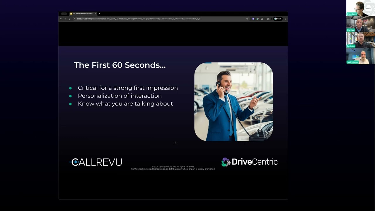 Mastering Phone Calls & CRM Integration in 2025 | DriveCentric + CallRevu Webinar