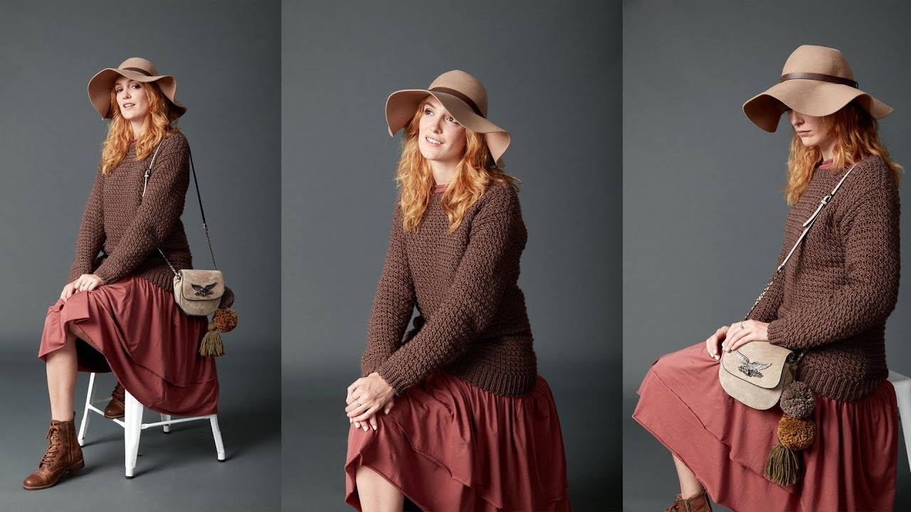 Big Easy Crochet Pullover Crochet Along Part One