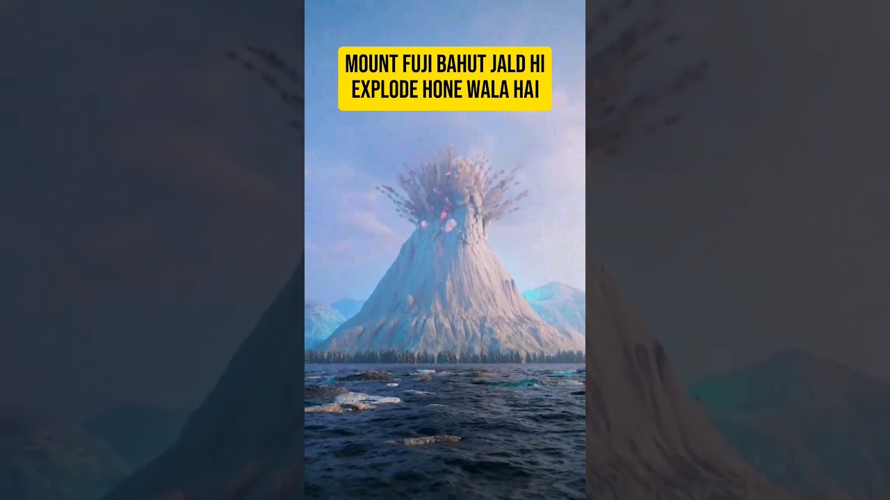 Mount Fuji will going to explode. 