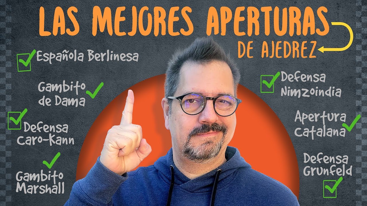 Las MEJORES APERTURAS de AJEDREZ 🏆 100% RECOMENDABLES