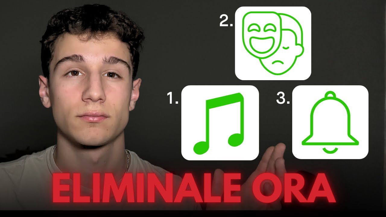 3 cose che devi TOGLIERE SUBITO dalla tua vita