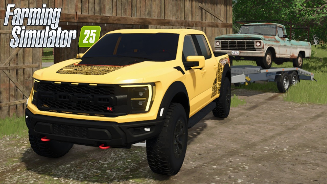 FS25 - Ford F-150 Raptor R - NEW CAR MOD for Farming Simulator 2025 ROLEPLAY FS25 GAMEPLAY