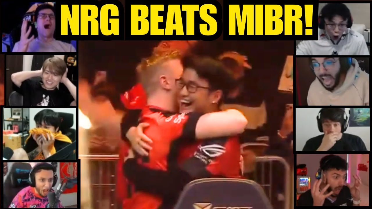 VALORANT Streamers Reacts To NRG Beating MIBR After An Insane Match In VCT Champions 2025