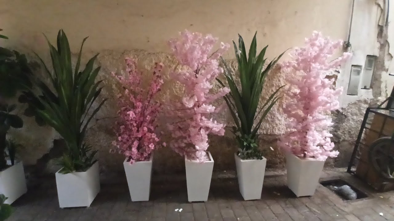 Les plantes artificiels جولة فمحال الورود الاصطناعية /اثمنة صادمة🤩 مشترياتي منه